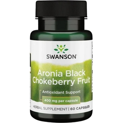 Swanson Aronia Black Chokeberry Fruit 400 mg [60 капсули]
