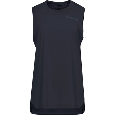 Norrøna Дамска фланелка с къс ръкав за колоездене Norrøna Women's Fjørå Equaliser Sleeveless Sport shirt - Caviar Black (156-2879-0114)