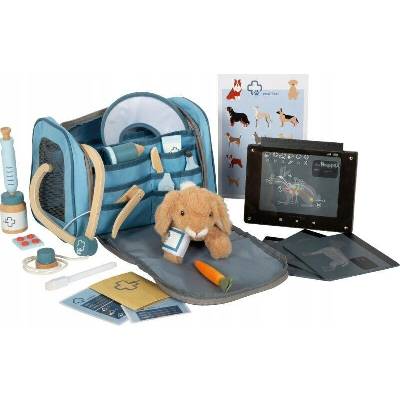 Small Foot Sada pro malé veterináře s plyšovým králíčkem + Doplňky pro děti
