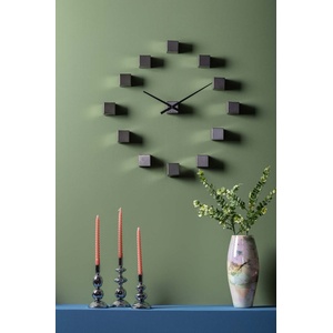 Karlsson Стенен часовник DIY Cubic Metallic (KA5974GY)