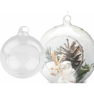 Skleněná koule Ø10 cm aerárium - 1 transparent