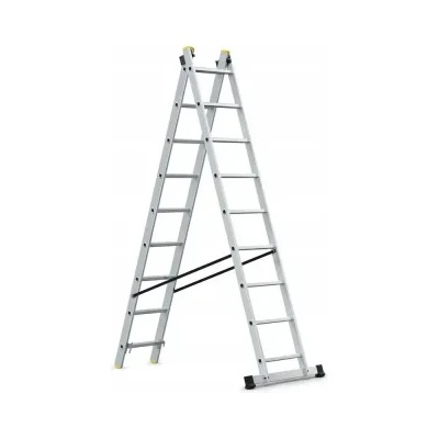 AWTools Алуминиева сгъваема стълба AWTools AW23072/ 2х9 (AW23072)