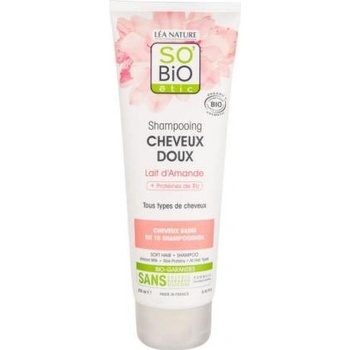 So´Bio šampon s mandlovým mlékem a rýžovým proteinem 250 ml