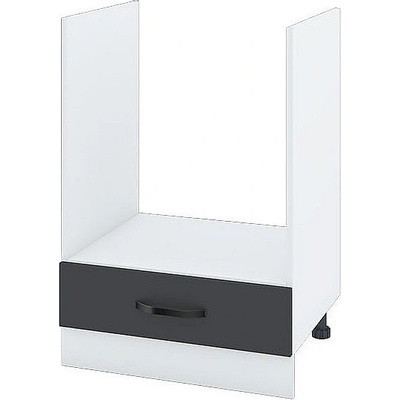 ИРИМ Долен кухненски шкаф за вградена фурна Сити БФ-Карбон мат-11-36 60 см