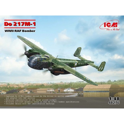 ICM Dornier Do 217 M-1 RAF Captured WWII Bomber 1:48