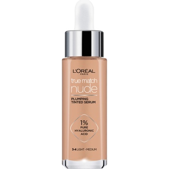 L'Oréal True Match Nude Plumping Tinded Serum 30 ml make-up 3-4 Light Medium