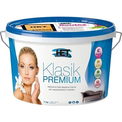 Biela farba HET Klasik PREMIUM Biela 7 kg