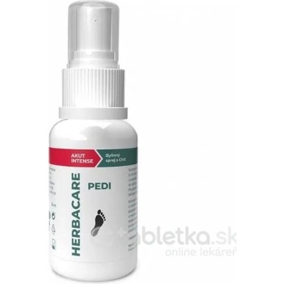 HERBACARE PEDI AKUT INTENSE SPREJ s chlórhexidínom (0,3 %) pre starostlivosť o nohy a nechty so zápalmi 25 ml