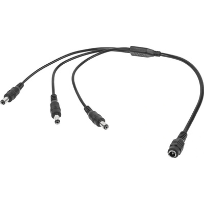 LTC DC napájací rozbočovací kábel 1 na 3, konektor 2,1/5,5 L-LX3323
