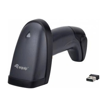 Htc equipement Equip 351024 четец на баркодове Ръчен баркод четец 1D/2D LED Черен