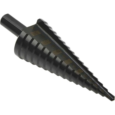 Vrták stupňovitý 4-32 mm do plechu, HSS TiAIN krok 2mm, rovná drážka, GEKO