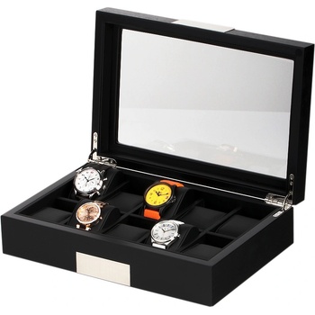 Rothenschild Watch Box RS-2350-10BL for 10 Watches Black (Watch Box RS-2350-10BL for 10 Watches Black)