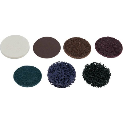 Náhradné brúsne taniere, Ø50mm, škrabadlá, balenie 10 ks KS Tools 515.5081