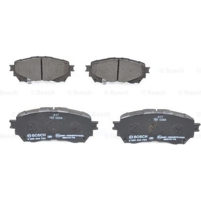 BOSCH Sada brzdových platničiek kotúčovej brzdy 0986494793