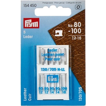 Strojové ihly Prym pre kožu 80-100