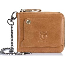 Bullcaptain kožená peňaženka s retiazkou Gwen Camel BULLCAPTAIN QB022s1