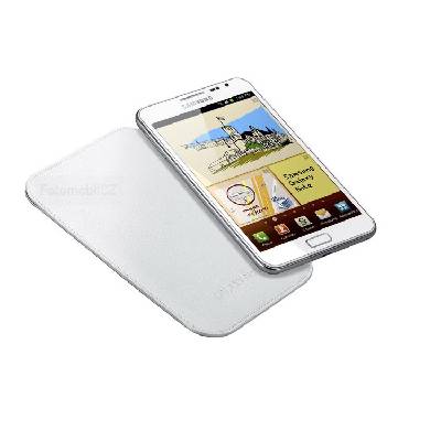 Samsung pouzdro zasouvací vertikální EFC-1E1L pro Galaxy Note N7000 (i9220), bílá