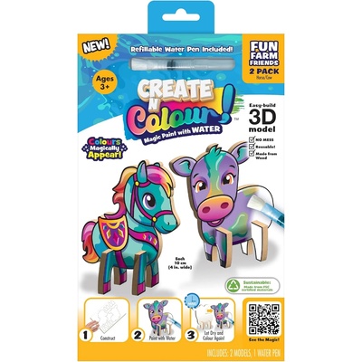 Create N Colour Творчески комплект Create N Colour - Крава и кон (201015)