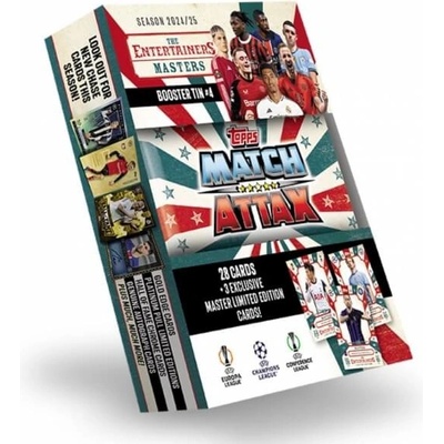 Topps 2024-2025 Match Attax Booster Tin 4 Masters