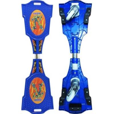 Скейтборд vigorboard (waveboard, rockboard), Алуминиев, Син