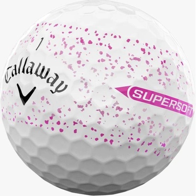 Callaway Supersoft White Pink Splatter 3 x 3 ks – Zboží Dáma Callaway Supersoft White Pink Splatter 3 x 3 ks – Zboží Dáma