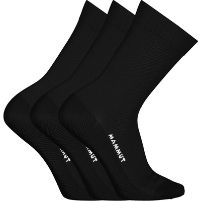 Mammut Everyday Crew Socks 3 Pack Black