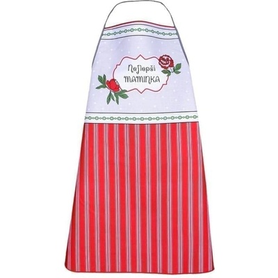 Forbyt Zástěra Pro maminku červená