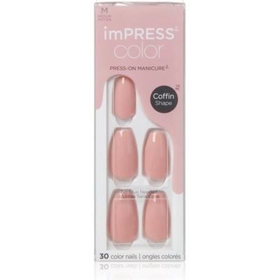 KISS imPRESS Color Medium umělé nehty Sumptuous 30 ks