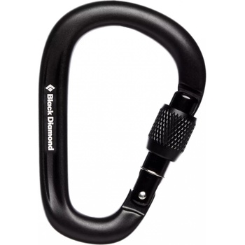 Black Diamond HMS карабинер Black diamond Pearlock Screwgate Carabiner HMS carabiner - Black - размер One Size (323-0232-0111)