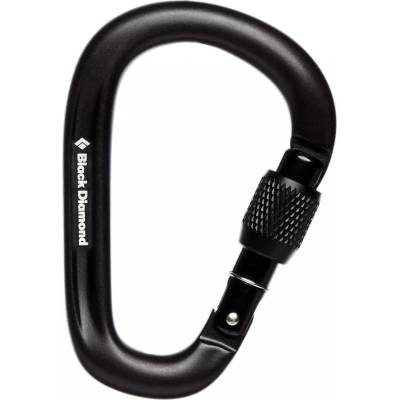 Black Diamond HMS карабинер Black diamond Pearlock Screwgate Carabiner HMS carabiner - Black - размер One Size (323-0232-0111)
