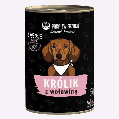 PAKA ZWIERZAKA Seventh Heaven králík a hovězí 400 g