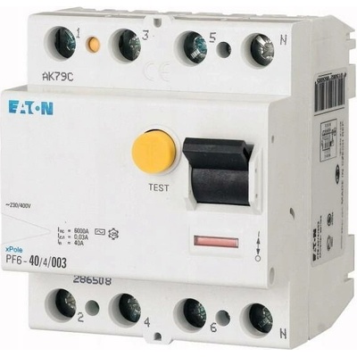 Proudový chránič Eaton 400 V IP20 40 A