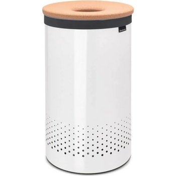 Image 1 of Brabantia Кош за пране 60л, с корков капак, бял, Brabantia (BRAB104404)