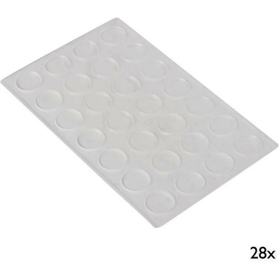 Tlumič dvířek Ø 14mm, 28 ks, materiál plast – Sleviste.cz