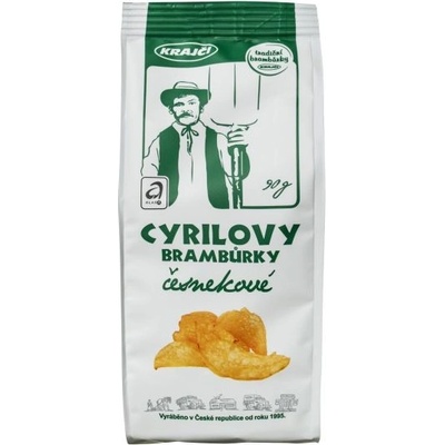 Cyrilovy brambůrky česnekové PREMIUM 90 g