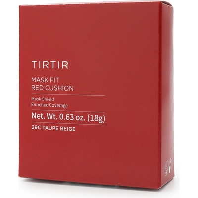 Tirtir Mask Fit Red Cushion dlouhotrvající make-up v houbičce 29C Taupe Beige 18 g