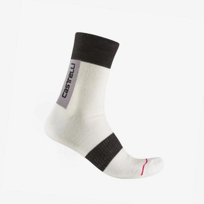 Castelli Cyklistické ponožky klasické VELOCISSIMA THERMAL biela