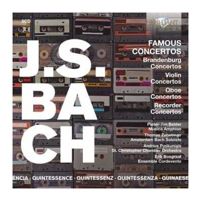 5 Johann Sebastian Bach - Brandenburgische Konzerte Nr.1-6 CD – Hledejceny.cz
