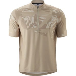 Gonso Мъжка фланелка с къс ръкав за колоездене Gonso Adventure Jersey 3/4 Zip Cycling jersey - Jonesboro Cream (056-4106-0111)