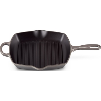 Le Creuset Грил тиган Signature квадратен 26 см сив (20183264440422)