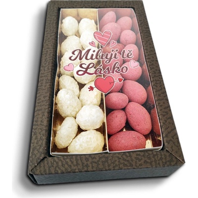 Sablio Mandle v čokoládě Miluji tě lásko 2 x 80 g