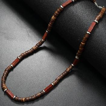 HARAHU Колие ab-34057 - Кафяво / Червено kp34057 (ab-34057)