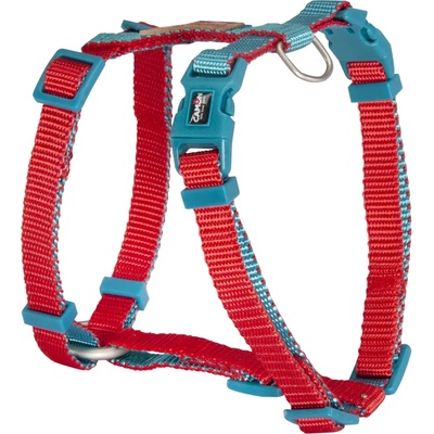 Camon Double Premium Red/Teal - Нагръдник синьо с червено за кучета -25x600/1000мм