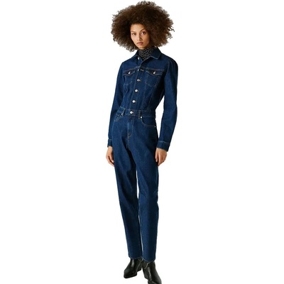 PEPE JEANS Гащеризон Pepe jeans Vala long sleeve jumpsuit - Blue (Denim)