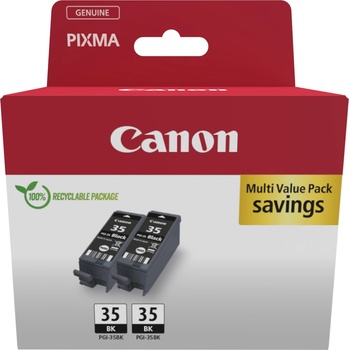 Canon Комплект 2 глави за Canon Pixma IP110 Series - Ink - PGI35 (PGI-35) / 1509B029 - Black - DOUBLE PACK - PN 1509B029 (1509B029)