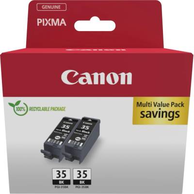 Canon Комплект 2 глави за Canon Pixma IP110 Series - Ink - PGI35 (PGI-35) / 1509B029 - Black - DOUBLE PACK - PN 1509B029 (1509B029)
