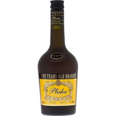 Pliska brandy 40% 0,5 l (čistá fľaša)