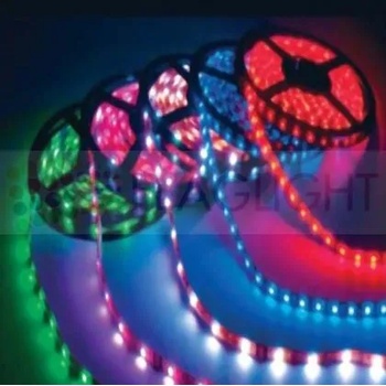 Image 1 of 12V LED Лента 2835 - 60 SMD/m, 12V, 3.6 W/m, Цветна, IP20, ролка 5м ►1.87 лв/м (0615 R 0616 B 0710 Y 0420 G)