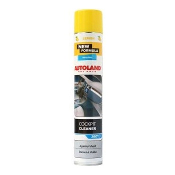 Autoland Аерозолен препарат за табло с аромат LEMON 750ml черен