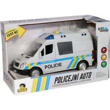 Made Auto policejní dodávka na setrvačník se zvukem